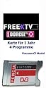 EB 2, Viaccess CI Modul und Free X-TV 4 Sender Karte