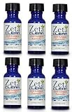 Zetaclear Zeta Clear Nail Fungus Formula - 6 Solution Bottles + 6 Spray Bottles