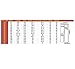 Krralinlin Men White Slim Fit Printing Designed Causal Pants Skinny Demin Jeans