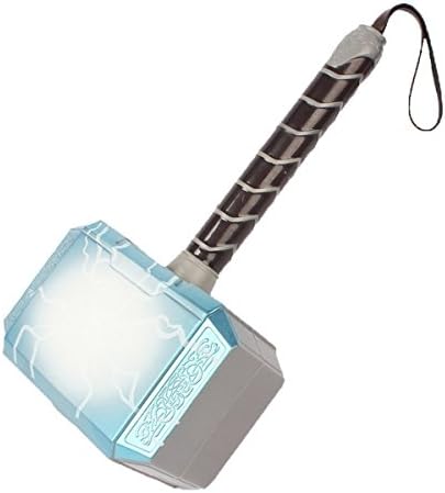 Avengers Costume Accessory Thor's Hammer with Flashing Light and Battle Sound