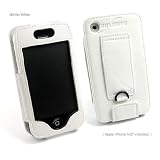 Apple iPhone Designio Leather Sleeve (Winter White (open screen))