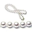 AAA Quality 18 Inch Round 6.5-7mm White Akoya SaltWater Cultured Pearl Necklace