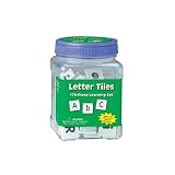 EUREKA LETTER TILES UPPER & LOWER176/PK 1 X 1 BLACK