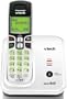 VTech CS6219 DECT 6.0 Cordless Phone, Silver/Black, 1 Handset