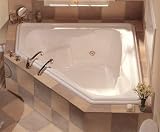 Jacuzzi R235959 Gallery Corner Whirlpool Bath, White