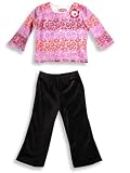 Rubbies - Toddler Girls 2-Piece Pant Set, Lilac, Red, Plum