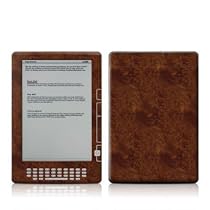 Dark Burlwood Design Protective Decal Skin Sticker for Amazon Kindle DX 9.7 inch E-Book Reader