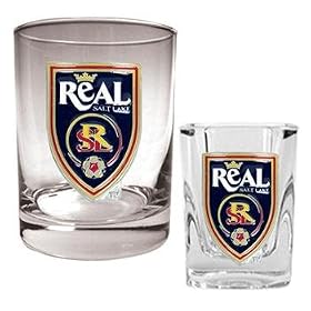 Real Salt Lake MLS Rocks Glass & Shot Glass Set