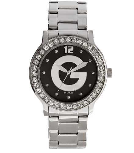 G by GUESS Black Dial G-Logo Glitz Watch