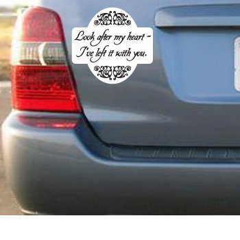 LOOK AFTER MY HEART - Twilight New Moon - Sticker Decal - #S006