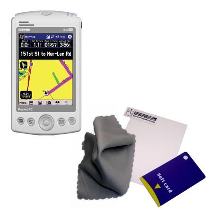 Clear Anti-glare Screen Protector for the Garmin iQue M3 - Gomadic Brand