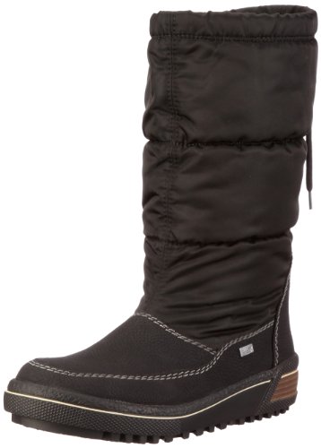 Rieker Fenja Z6493-01, Damen Stiefel, Schwarz (schwarz/schwarz 01), EU 41