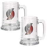Portland Trail Blazers Set of 2 Beer Mugs