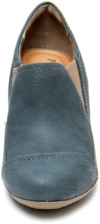 Picadilly Women's Mid Heel Booty 9 Blue