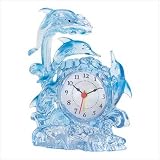 DOLPHIN FANTASY TABLE DESK ALARM DECORATIVE CLOCK GIFT