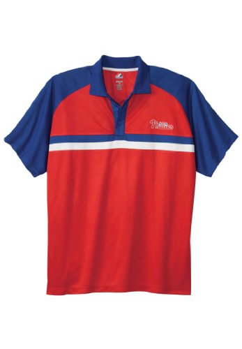 KingSize Big & Tall MLB League Polo Shirt, Phillies Big-3XL