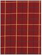 Durable Flat Weave 100% Cotton Red Plaid Dishtowel 18" X 28" Set / 6