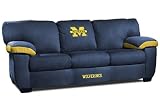 University of Michigan Wolverines NCAA Team Logo Classic Sofa