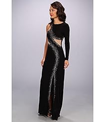 One Shoulder Mesh  Dress