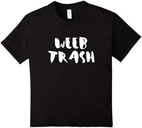 Kids Weeb trash weeaboo shirt 10 Black