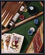 Art Poster Metal Framed Print - Eight Ball Corner - Artist: Nancy Wiseman- Poster Size: 16 X 20
