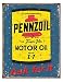 Tin Sign Pennzoil Can - Ask For It!