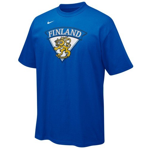 Nike 2010 Winter Olympics Finland Royal Blue Hockey T-shirt