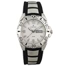 Croton Men's Silver-Tone White Dial Watch #CR307591BSGY