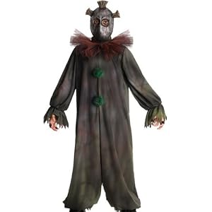 Rubies Kids Scary Serial Killer Mask Clown Halloween Costume