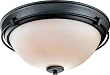 Minka Lavery Iconic Black Flush Mount