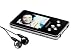 Intenso 3702450 Tragbarer MP3-/Video-Player 4 GB (2 Zoll, USB 2.0) schwarz/silber