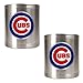 Chicago Cubs MLB 2pc Stainless Steel Can Holder Set- Primary Logo by Great American Products