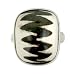 Jewelry : Sterling Silver Large Mud Bead Ring by Sajen