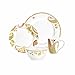 Rachael Ray Dinnerware Paisley 4-Piece Porcelain Dinner Plate Set