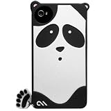Case-Mate iPhone 4 CREATURES: Xing Panda Case, Black クリーチャーズ パンダ 星星 (シンシン) シリコン ケース CM016359