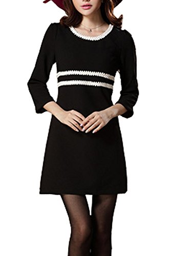 (Goldjapan)ゴールドジャパン 大きいサイズ レディース レース 刺繍 ミニワンピース ミニ丈ワンピース ミニワンピ半袖 半そで 七分袖 7分袖 ゆったり 着痩せ 体型カバー yy1860