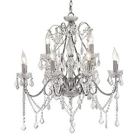 Vienna Full Spectrum™ Chrome and Crystal Grand Chandelier