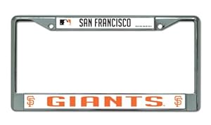MLB San Francisco Giants Chrome License Plate Frame
