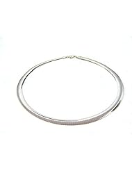 Sterling-silver Italian 8 MM Omega Chain