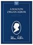 A Walton Organ Album