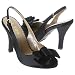 Me Too Women's Jeanette Evening Pump,Black Satin,7 M US