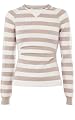 Sporty Stripe Knit Sweater