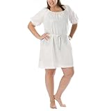 Merona Plus Swim Coverup - Cream with Gold