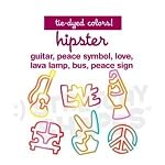 Stretchy Shapes Shaped Rubber Bands Bracelets 24Pack Hipster