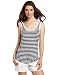 AG Adriano Goldschmied Low Scoop Back Tank Striped Sleeveless Top