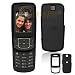 Black Rubber Feel Snap-On Cover Hard Case Cell Phone Protector for Samsung T239