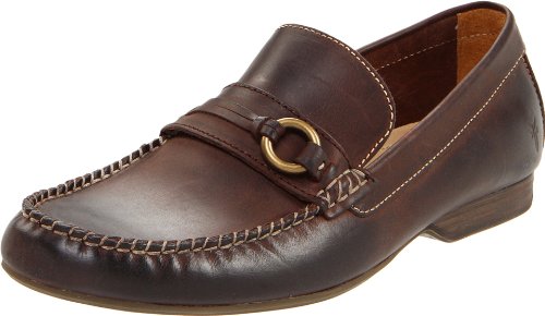 FRYE Mens Lewis Ring Slip-On,Dark Brown,9.5 M US
