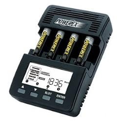 Maha Powerex Wizard One MH-C9000 Advanced Battery Charger and Analyzer - Free Deluxe Accessory Storage Case Included