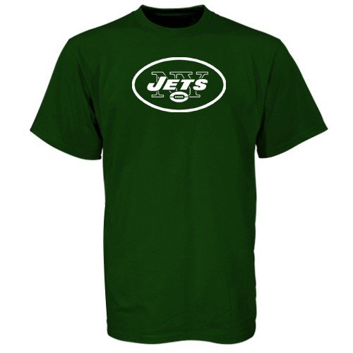 NFL Men's New York Jets Logo Premier Tee Shirt (Green, X-Large)