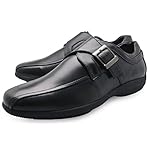 (ボンペール) Bon Pere メンズ 走れる ビジネス シューズ ( ブラック 黒 ) black brown スワールモカシン ラウンドトゥ 4E ( EEEE ) モンクストラップ 紳士靴 bp-003-20013 ( サイズ ) size 25.0cm